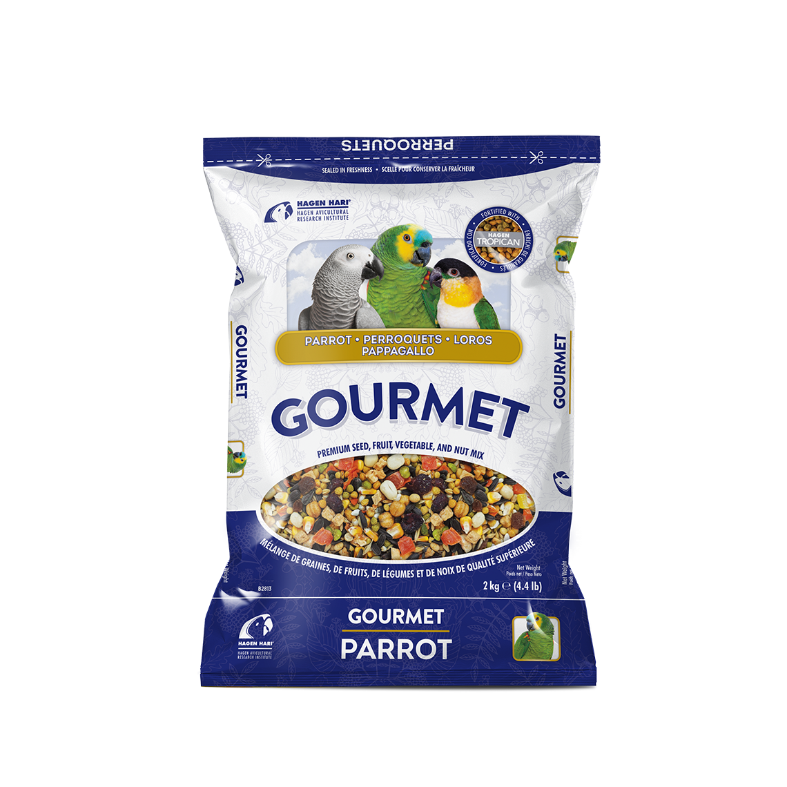 Hagen Gourmet Premium Seed Mix for Parrots (4.4 lb)