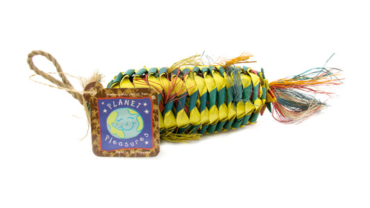 Planet Pleasures Natural Bird Toys - Medium - "Melon" Foraging Toy